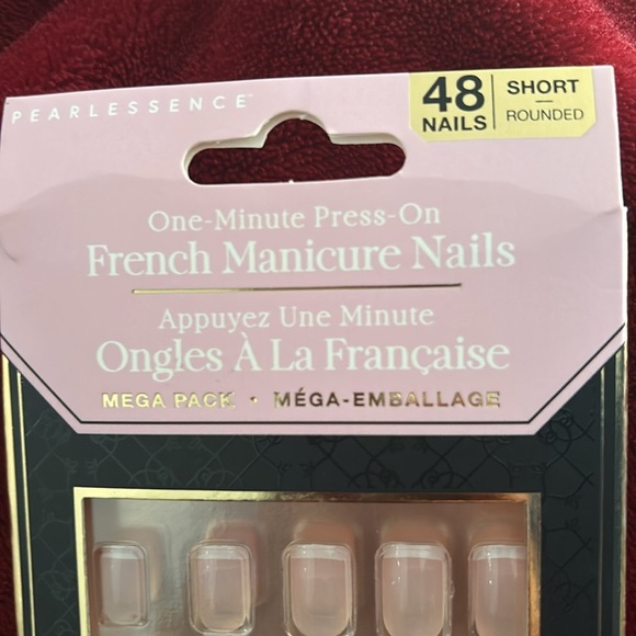 Pearl essence So Natural French manicure tips Press On Nails 48 NWT - Picture 5 of 8